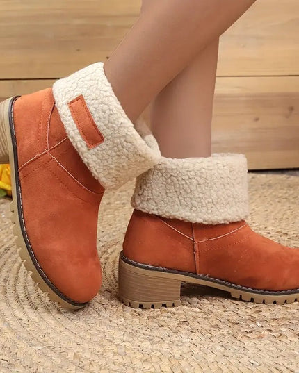 Libiyi Seniors' Chunky heel Winter Boots - Libiyi