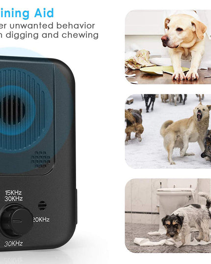 Ultrasonic Dog Barking Control Device (Trains Your Dog Not to Bark) - Libiyi