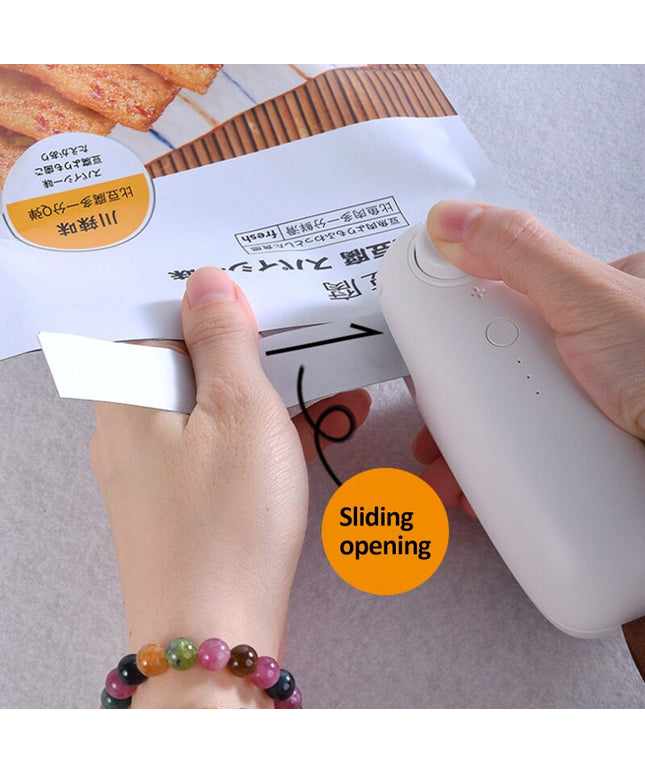 Mini Bag Sealer, 2 In 1 Heat Sealer And Cutter Handheld - Keilini