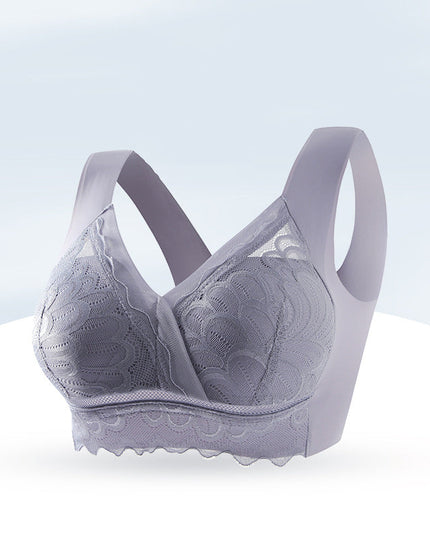 Women's thin no wire lace bra - Libiyi
