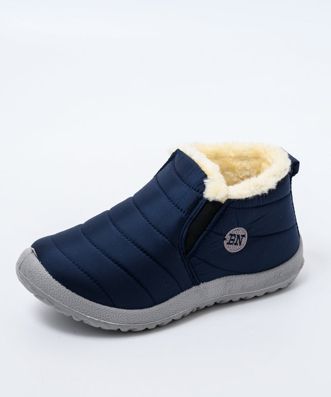 Autumn and winter non-slip warm soft bottom cotton shoes and cotton boots—Unisex - Keillini