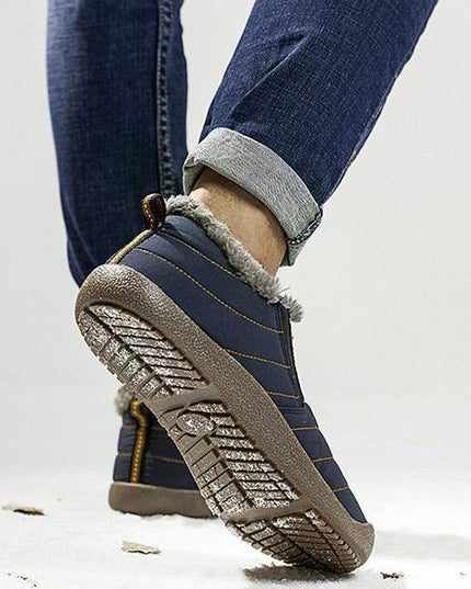 Large Size Waterproof Warm Cotton Snow Boots Lovers Shoes - RoseNova