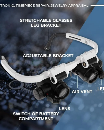 Keilini LED Glasses Magnifier - Libiyi