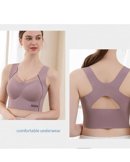 Full Cup Pads Large Size Breathable Bras for Ladys Women - Libiyi