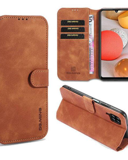 Wallet Stand PU Leather Case For Samsung Galaxy A12 - Libiyi