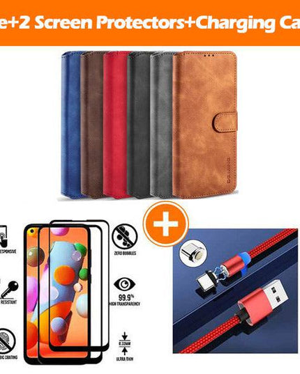 Wallet Stand PU Leather Case For Samsung Galaxy A42 - Libiyi