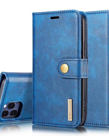 DG.MING Magnetic Detachable Leather Wallet iPhone Case - Libiyi