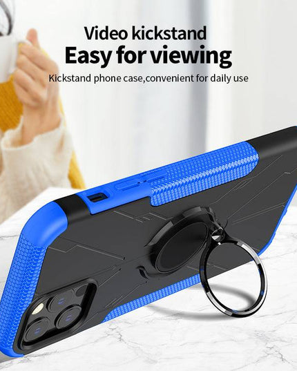 Robot 3 in 1 Heavy Duty Defender Case For iPhone 12 Pro - Libiyi