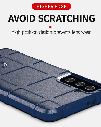 TPU Thick Solid Rough Armor Tactical Protective Cover Case For Samsung S21+ - Libiyi
