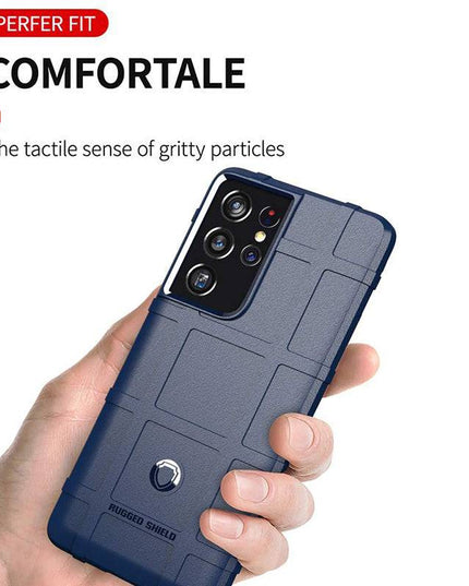 TPU Thick Solid Rough Armor Tactical Protective Cover Case For Samsung S21 Ultra - Libiyi