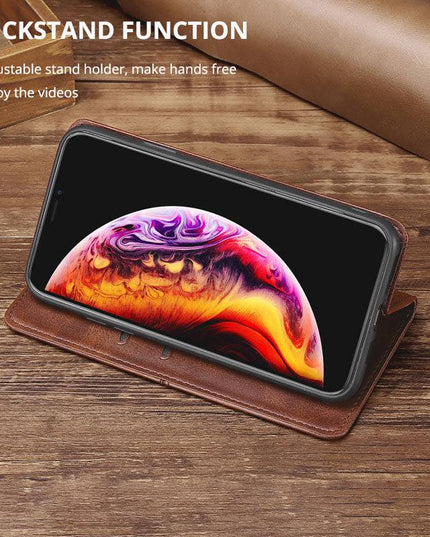 TPU + PU Leather Phone Cover Case for iPhone 12Pro Max - Libiyi