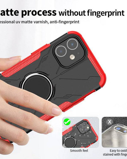 Robot 3 in 1 Heavy Duty Defender Case For iPhone 12 - Libiyi