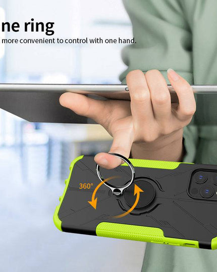 Robot 3 in 1 Heavy Duty Defender Case For iPhone 12 Series - Libiyi