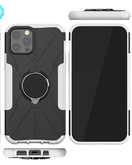 Robot 3 in 1 Heavy Duty Defender Case For iPhone 12 Series - Libiyi
