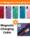 Purple / For iPhone XR / With Magnetic Charging Cable