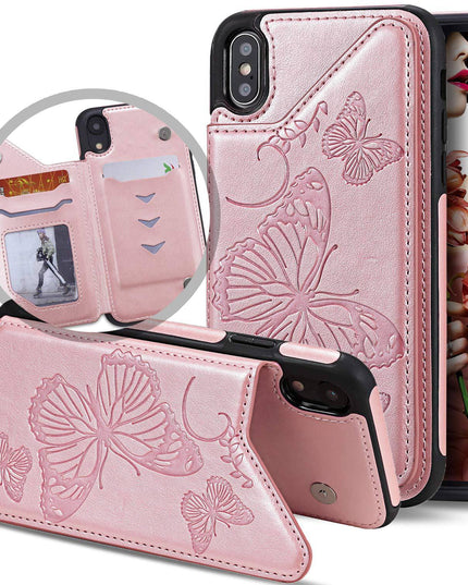 New Luxury Embossing Wallet Cover For iPhone Xs Max-Fast Delivery - Libiyi