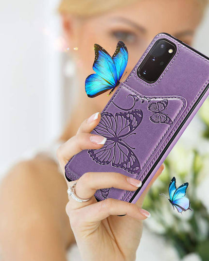 New Luxury Embossing Wallet Cover For SAMSUNG S20 Plus-Fast Delivery - Libiyi