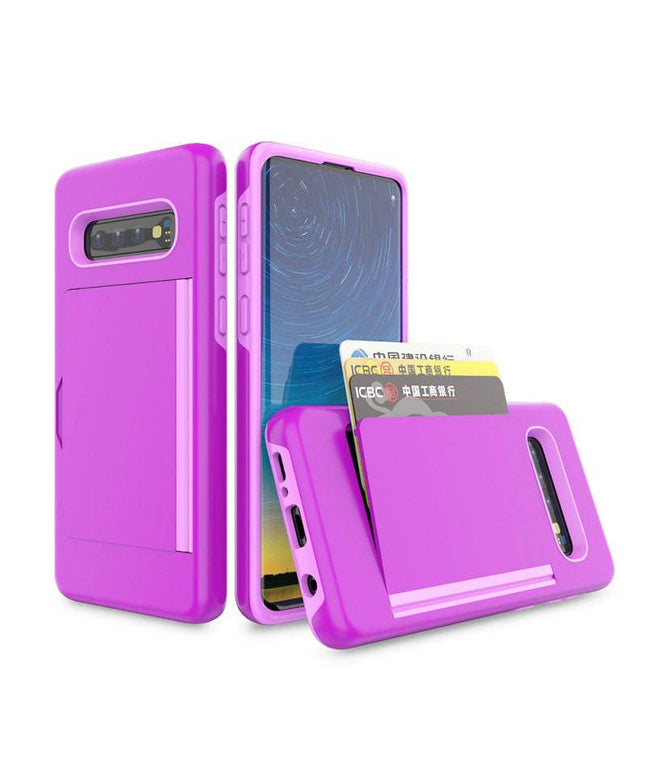 Armor Protective Card Holder Case for Samsung S10 Plus - Libiyi