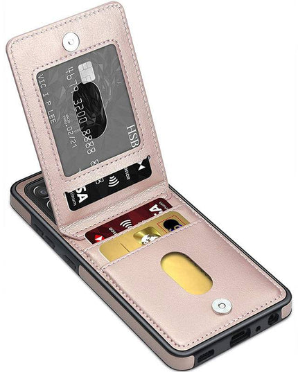 Dual Layer Lightweight Leather Wallet Case for Samsung Galaxy A52 - Libiyi