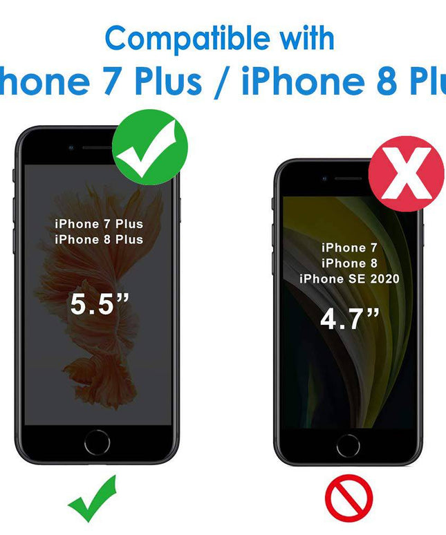 New Luxury Embossing Wallet Cover For iPhone 7Plus&8Plus-Fast Delivery - Libiyi