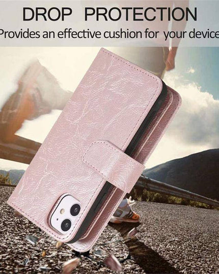 Detachable Flip Folio Zipper Purse Phone Case for iPhone 13 Series - Libiyi