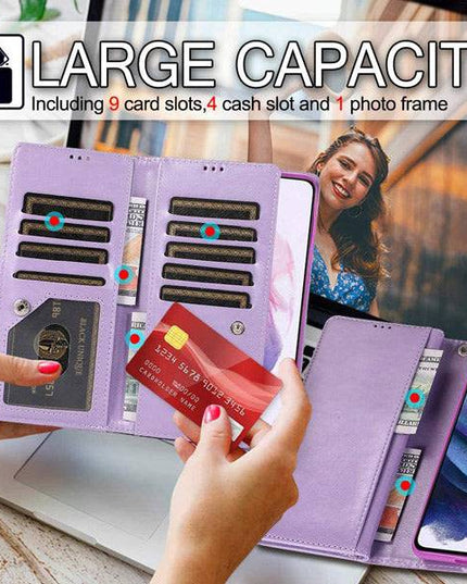 Bling Wallet Leather Case for Samsung S21 - Libiyi