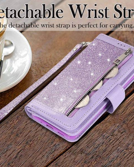 Bling Wallet Leather Case for Samsung S21 - Libiyi