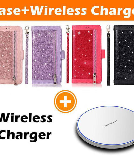 Bling Wallet Leather Case for Samsung S21 - Libiyi