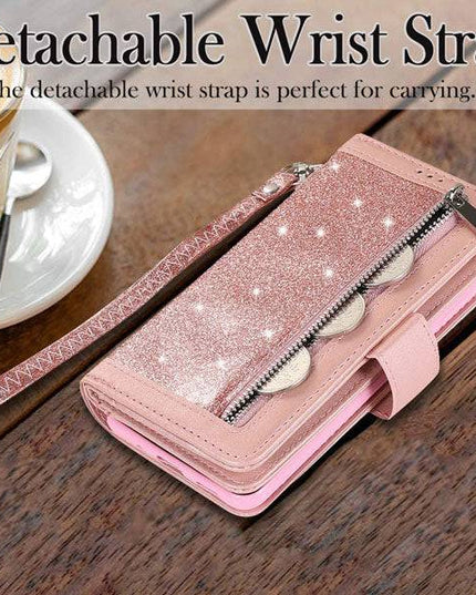Bling Wallet Leather Case for Samsung S21 Plus - Libiyi