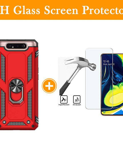 Luxury Armor Ring Bracket Phone Case For Samsung A80-Fast Delivery - Libiyi