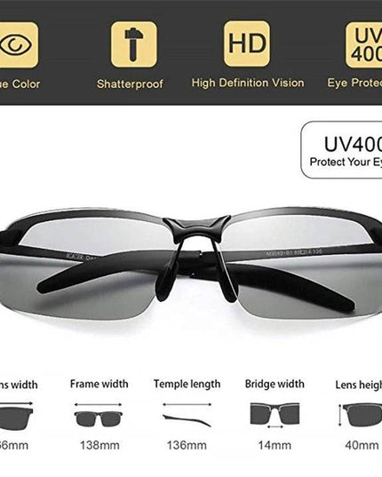 Photochromic Sunglasses With Polarized Lenses【BUY 2 GET FREE SHIPPING】 - Libiyi