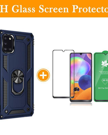 Luxury Armor Ring Bracket Phone Case For Samsung A31-Fast Delivery - Libiyi