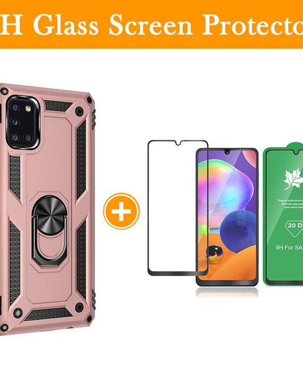 Luxury Armor Ring Bracket Phone Case For Samsung A31-Fast Delivery - Libiyi