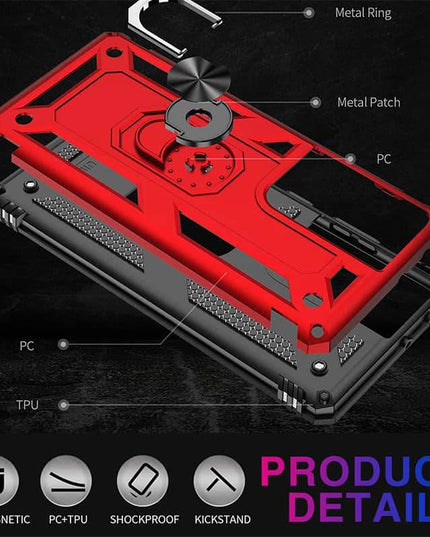 Luxury Armor Ring Bracket Phone Case For Samsung Galaxy - Libiyi