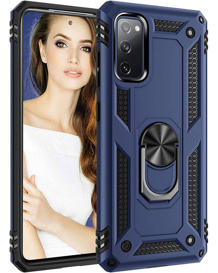 Luxury Armor Ring Bracket Phone Case For Samsung S20 FE-Fast Delivery - Libiyi