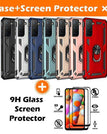 Red / S21 FE(5G) / With 2-Pack  Screen Protectors