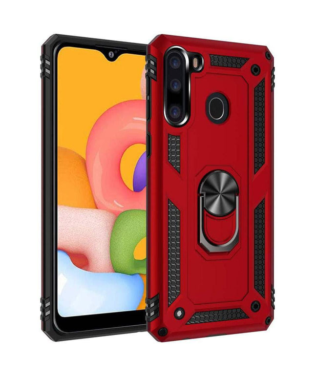 Luxury Armor Ring Bracket Phone Case For Samsung A21-Fast Delivery - Libiyi