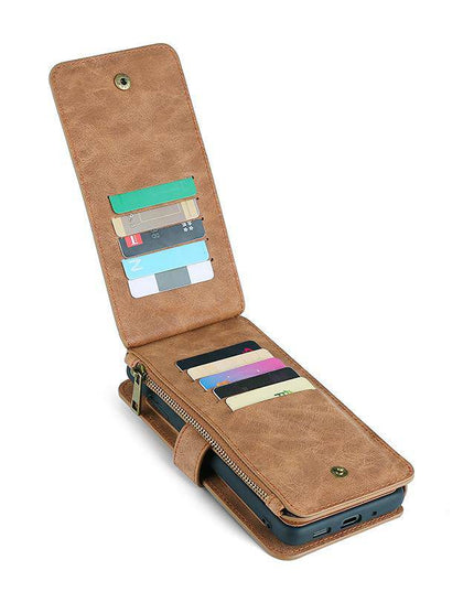 Multifunctional Magnetic Card Wallet Phone Case For Samsung A Series - Libiyi