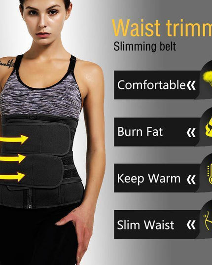 Women Waist Trainer Corset Sport Girdle Slimming Shaper(Sauna Sweat Faja) - Libiyi