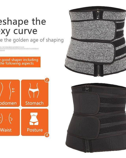 Women Waist Trainer Corset Sport Girdle Slimming Shaper(Sauna Sweat Faja) - Libiyi