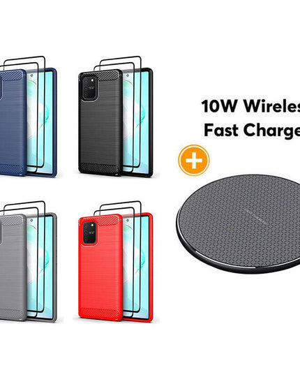 Luxury Carbon Fiber Case For Samsung S10 Lite - Libiyi