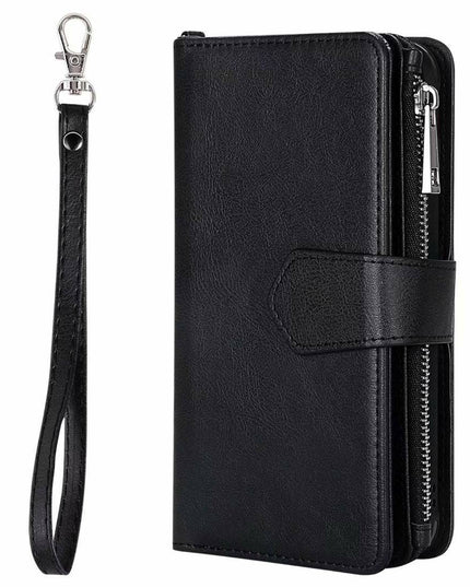 High-quality Split Magnetic 2-in-1 Zipper Wallet Case For Samsung - Libiyi