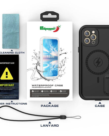 Luxury Armor Dustproof Diving Waterproof Case For iPhone 12 Series - Libiyi