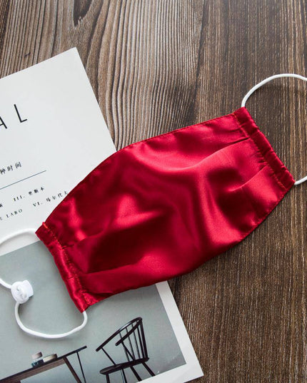 3PC Mulberry Silk Knitted Breathable Mask Men Women Skin-Friendly Soft Anti Dust Washable Reusable Face Mask Summer Thin Mask - Libiyi